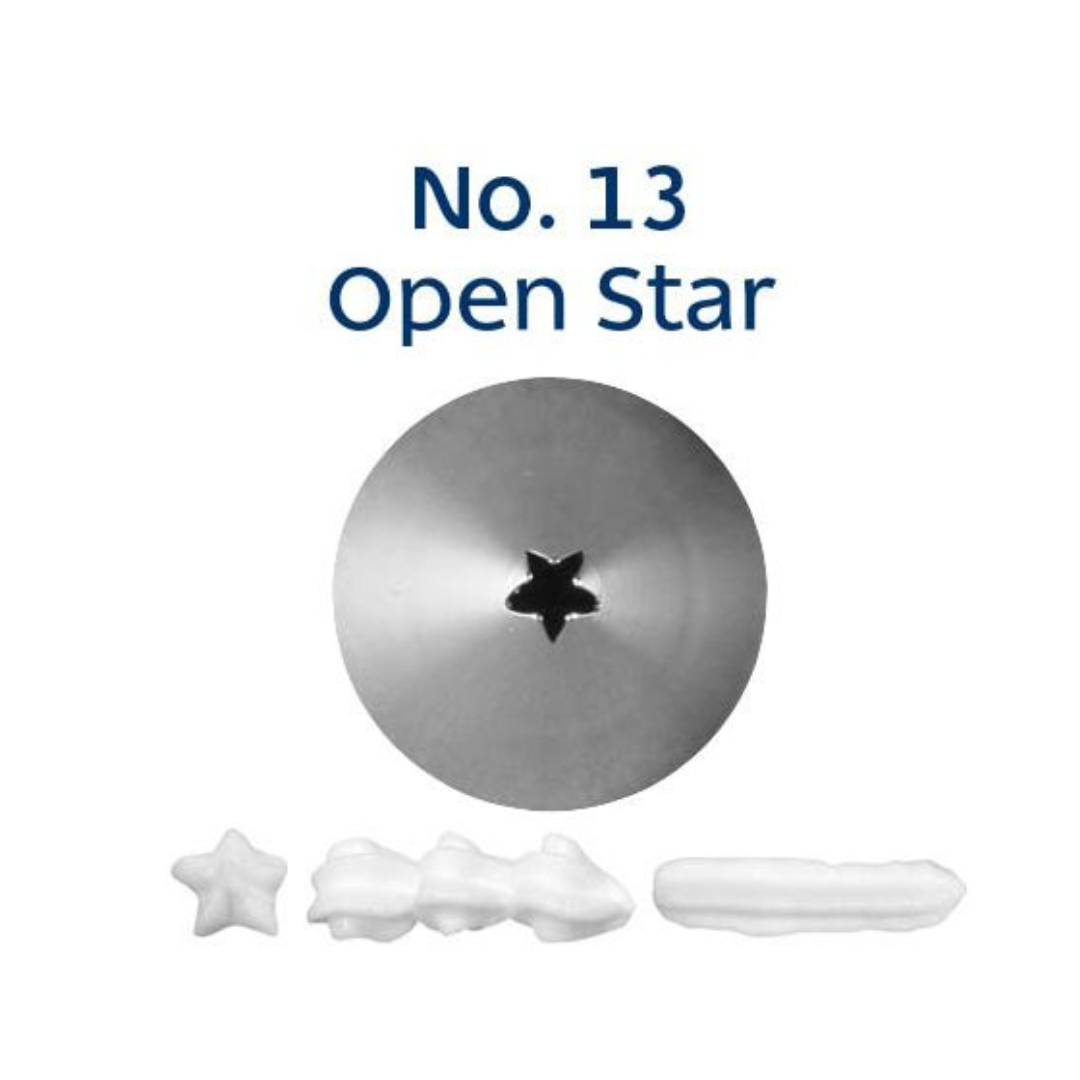 Piping Tip 13 Open Star Standard S/S