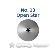 Piping Tip 13 Open Star Standard S/S