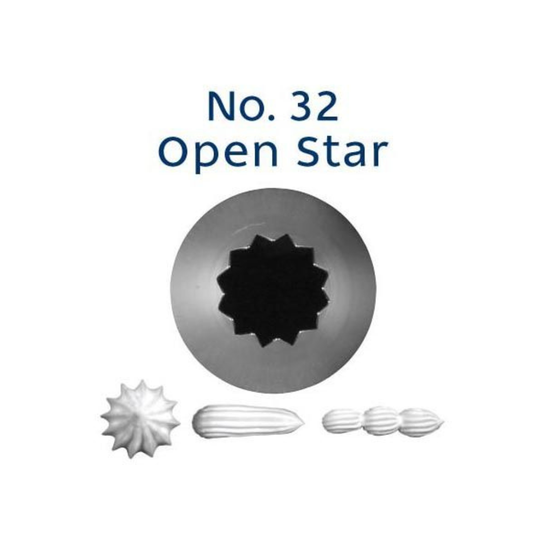 Piping Tip 32 Open Star Standard S/S