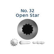 Piping Tip 32 Open Star Standard S/S