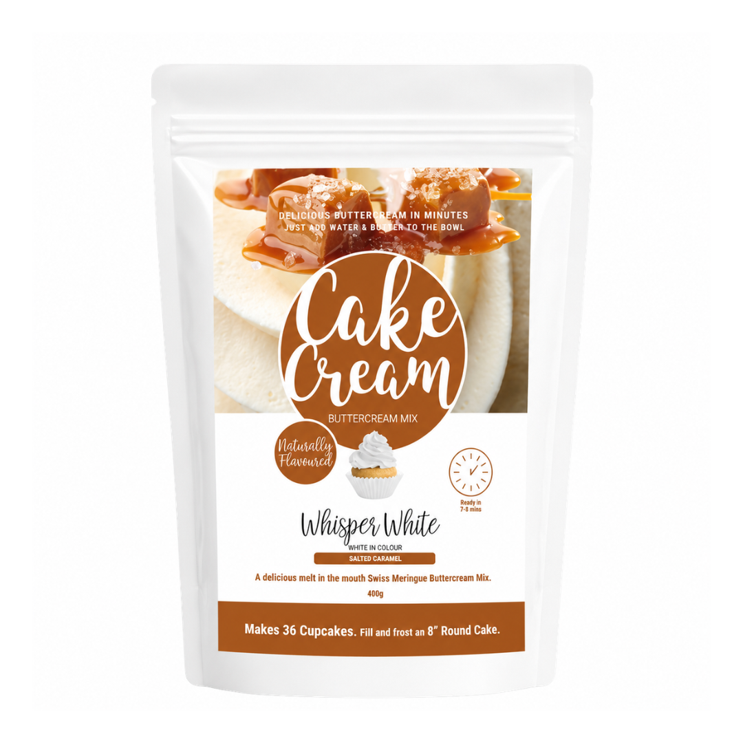 Cake Cream Whisper White Salted Caramel Flavoured 400g