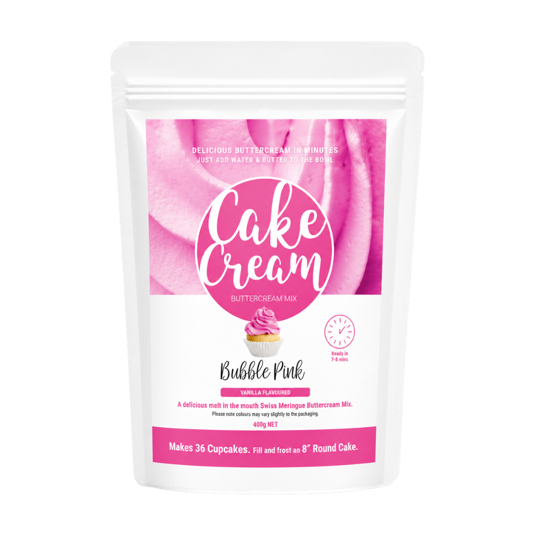 Cake Cream Bubble Pink 400g