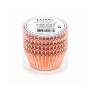 Rose Gold Baking Cups Large 100 Piece