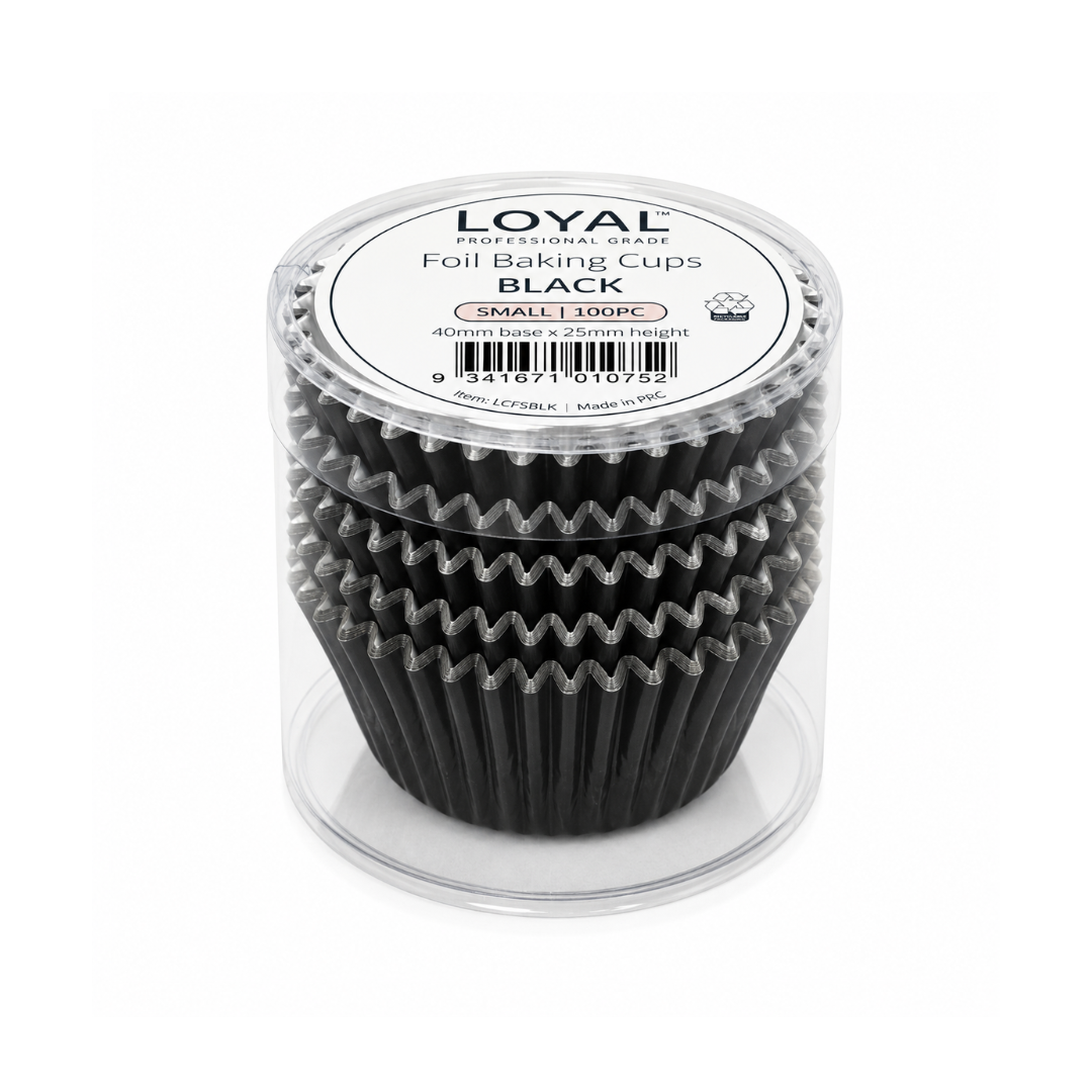 Black Baking Cups Small 100 Pack