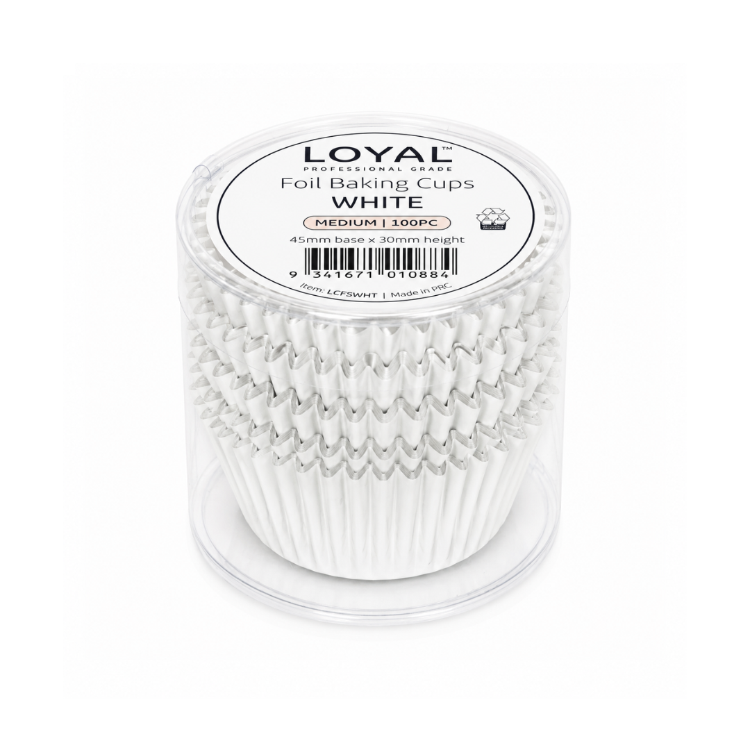 White Baking Cups Medium 100 Pack