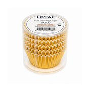 Gold Baking Cups Medium 100 Pack