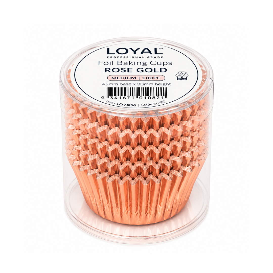 Rose Gold Baking Cups Medium 100 Piece