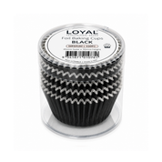 Black Baking Cups Medium 100 Pack
