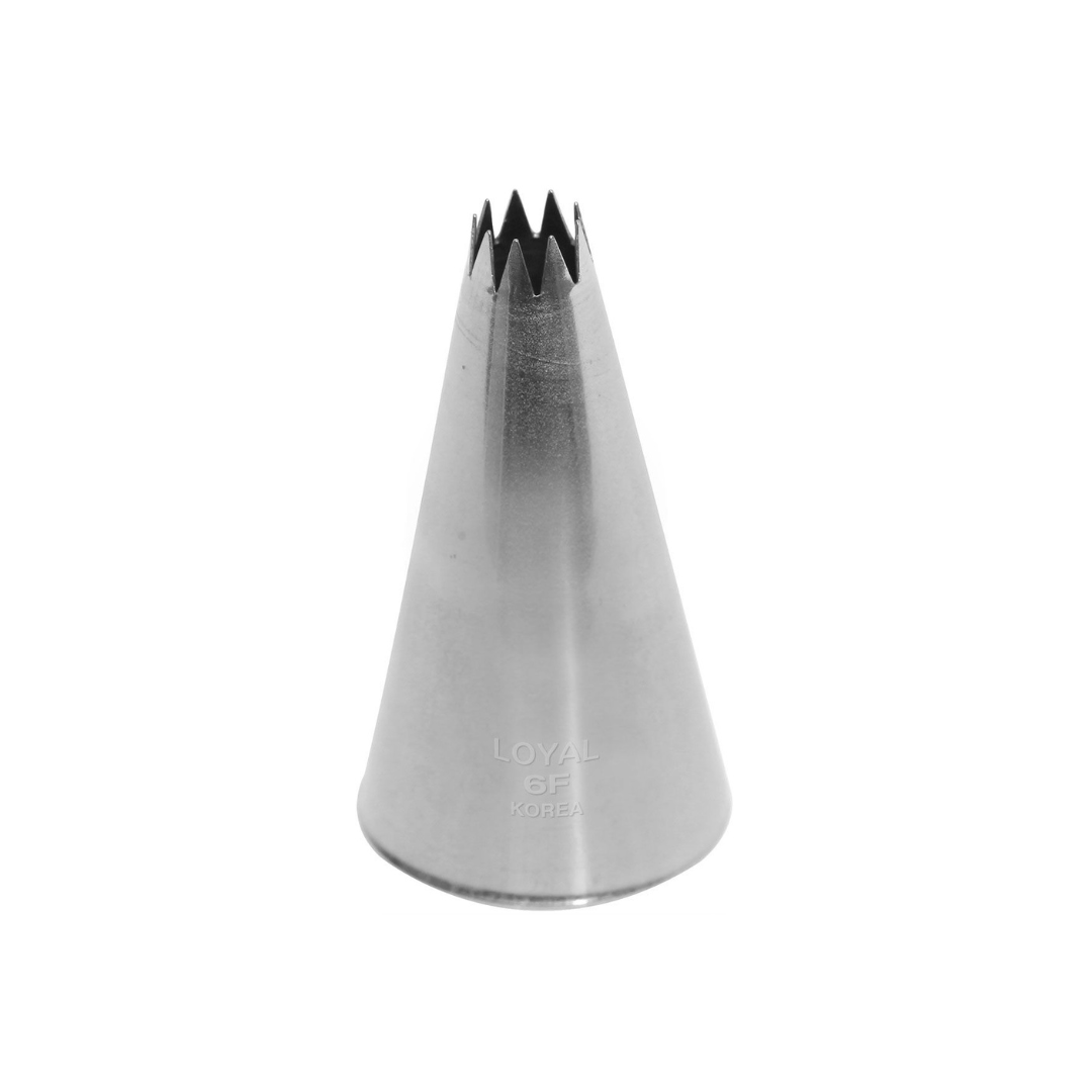 Piping Tip 6F Open Star Medium S/S