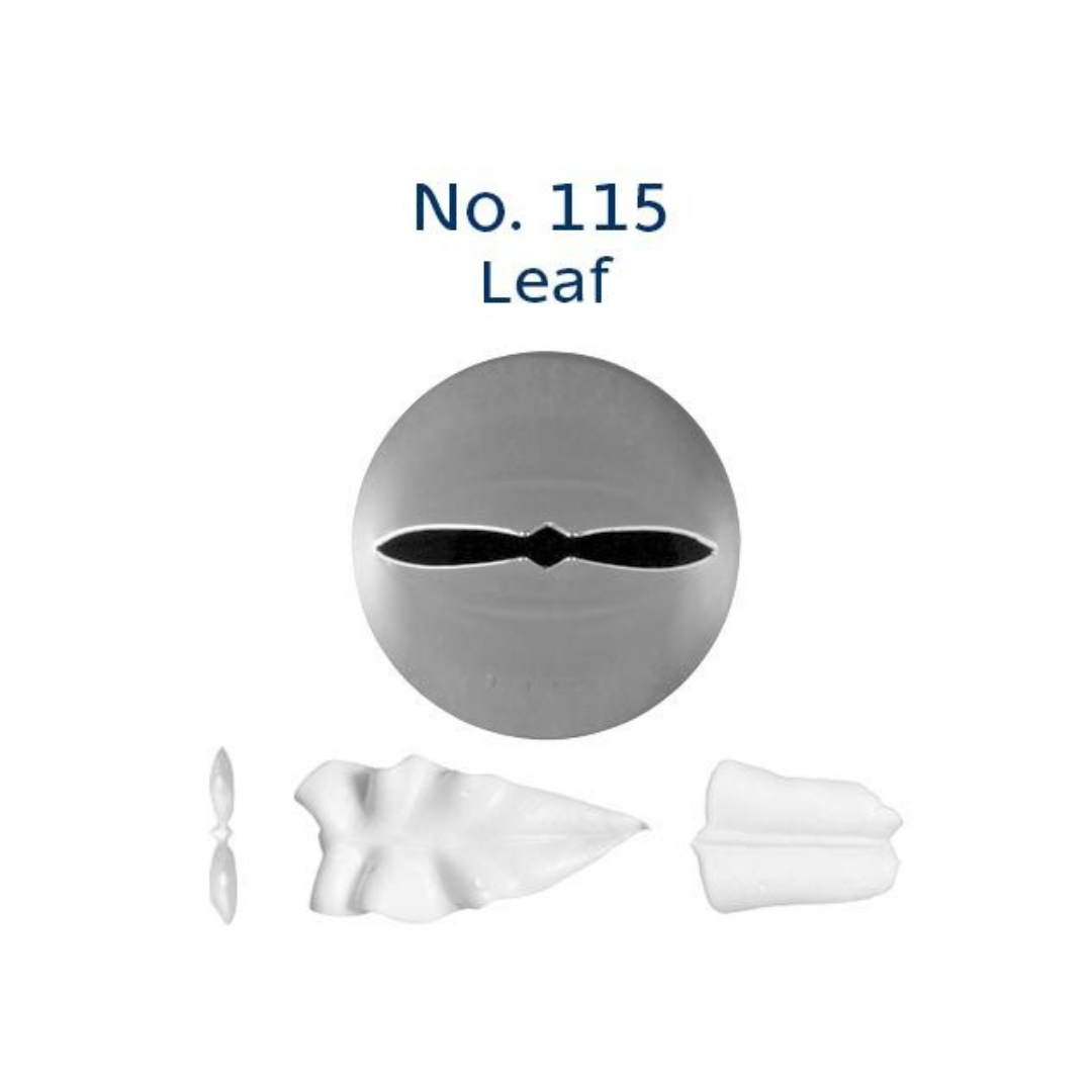 Piping Tip 115 Leaf Medium S/S