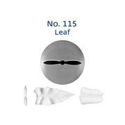 Piping Tip 115 Leaf Medium S/S