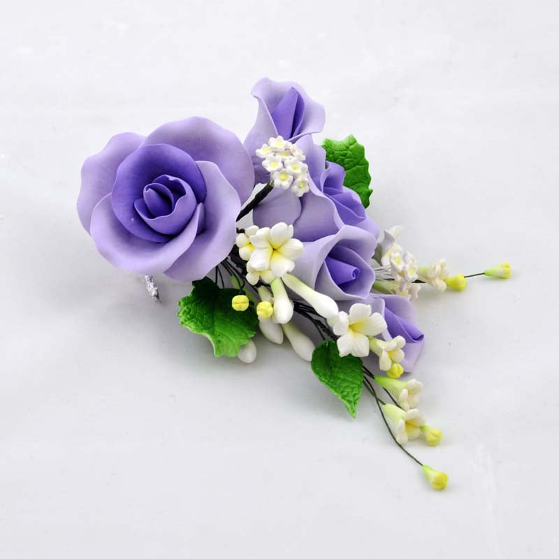 Australian Rose Medium PURPLE Flower Spray