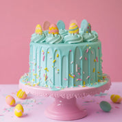 Colourful Easter Eggs Icing Decorations 8 pieces