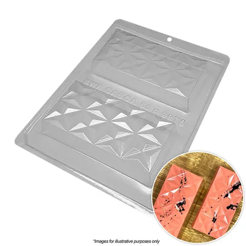 BWB TEXTURED SLAB CHOCOLATE MOULD (3 PCE)
