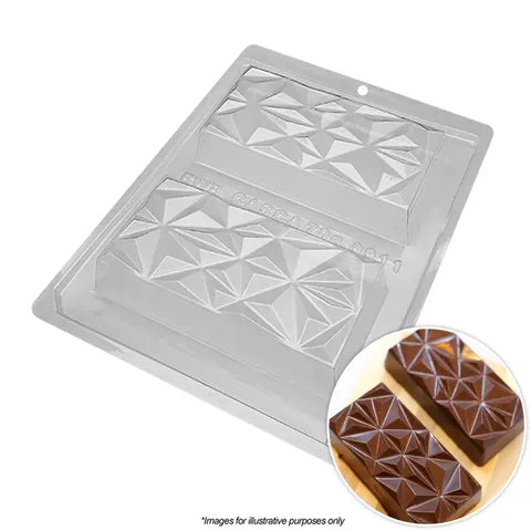 BWB TRIANGLE SLAB Silicone Chocolate Mould