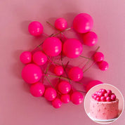 Hot Pink Foam Ball Topper 20 Pack