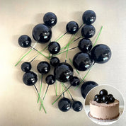 Black Foam Ball Topper 20 Pack