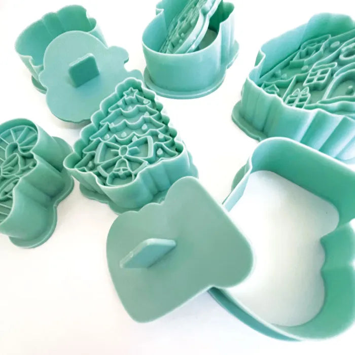 Merry Christmas Cutter & Embosser Set Of 6