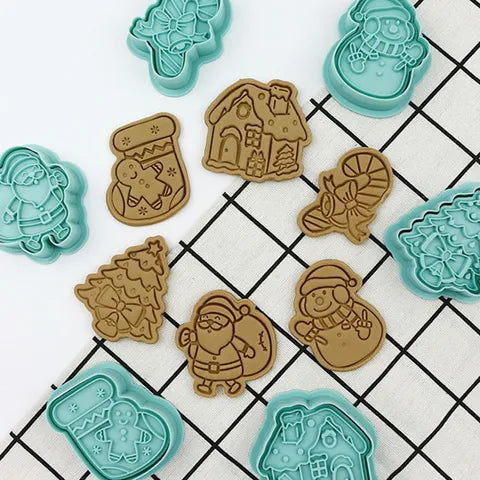 Merry Christmas Cutter & Embosser Set Of 6