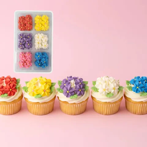 Sugar Decorations APPLE BLOSSOMS 60 PIECE