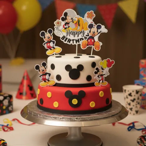 Mickey Mouse Topper Set 6 pce
