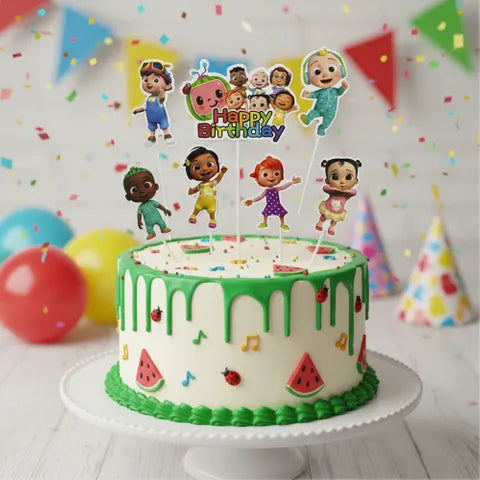 Cocomelon Topper Set 6 pce