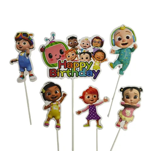 Cocomelon Topper Set 6 pce