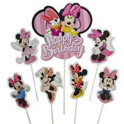 Minnie Mouse Topper Set 7 pce