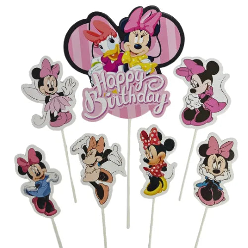 Minnie Mouse Topper Set 7 pce