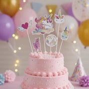 Unicorn Topper Set 6 pce