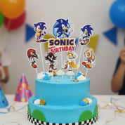 Sonic The Hedgehog Topper Set 7 pce