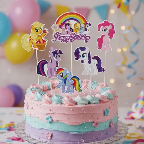 My Little Pony Topper Set 6 pce
