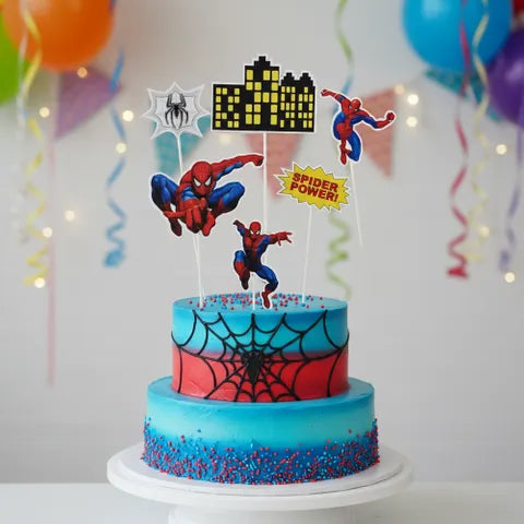 Spiderman Topper Set 6 pce
