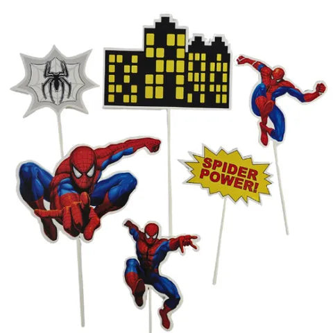 Spiderman Topper Set 6 pce
