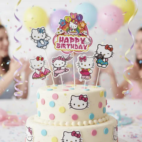 Hello Kitty Topper Set 6 pce