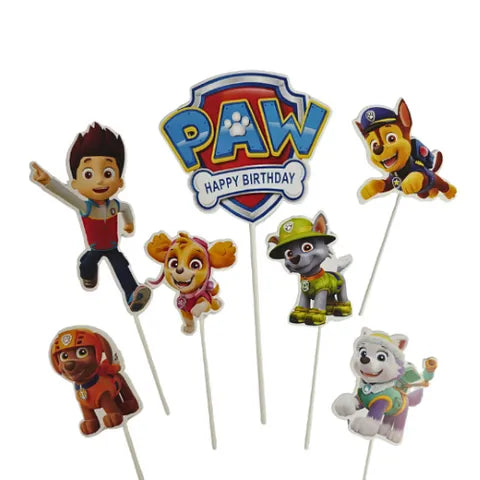 Paw Patrol Topper Set 6 pce