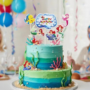 Ariel Mermaid Topper Set 8 pce