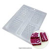 BWB MINI TEXTURED SLAB CHOCOLATE MOULD (3 PCE)