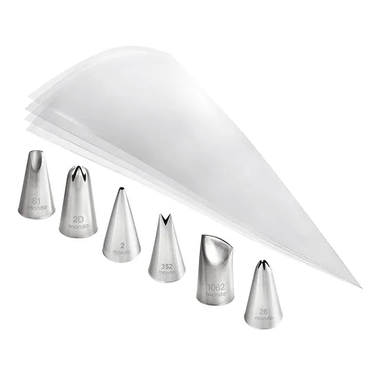 MONDO FLOWER PIPING SET 10PCE