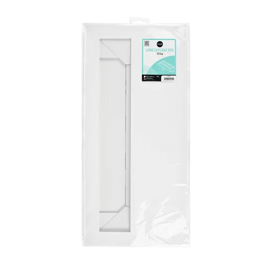 Mondo Long Cupcake Box holds 12