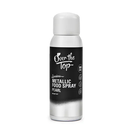 Over the Top Food Spray Pearl White 48g