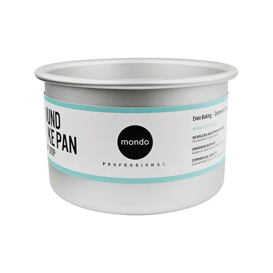Round 6 Inch x 4 Inch high Pro Deep Cake Tin
