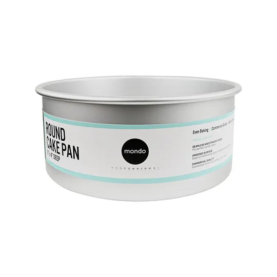 Round 9 Inch x 4 Inch high Pro Deep Cake Tin