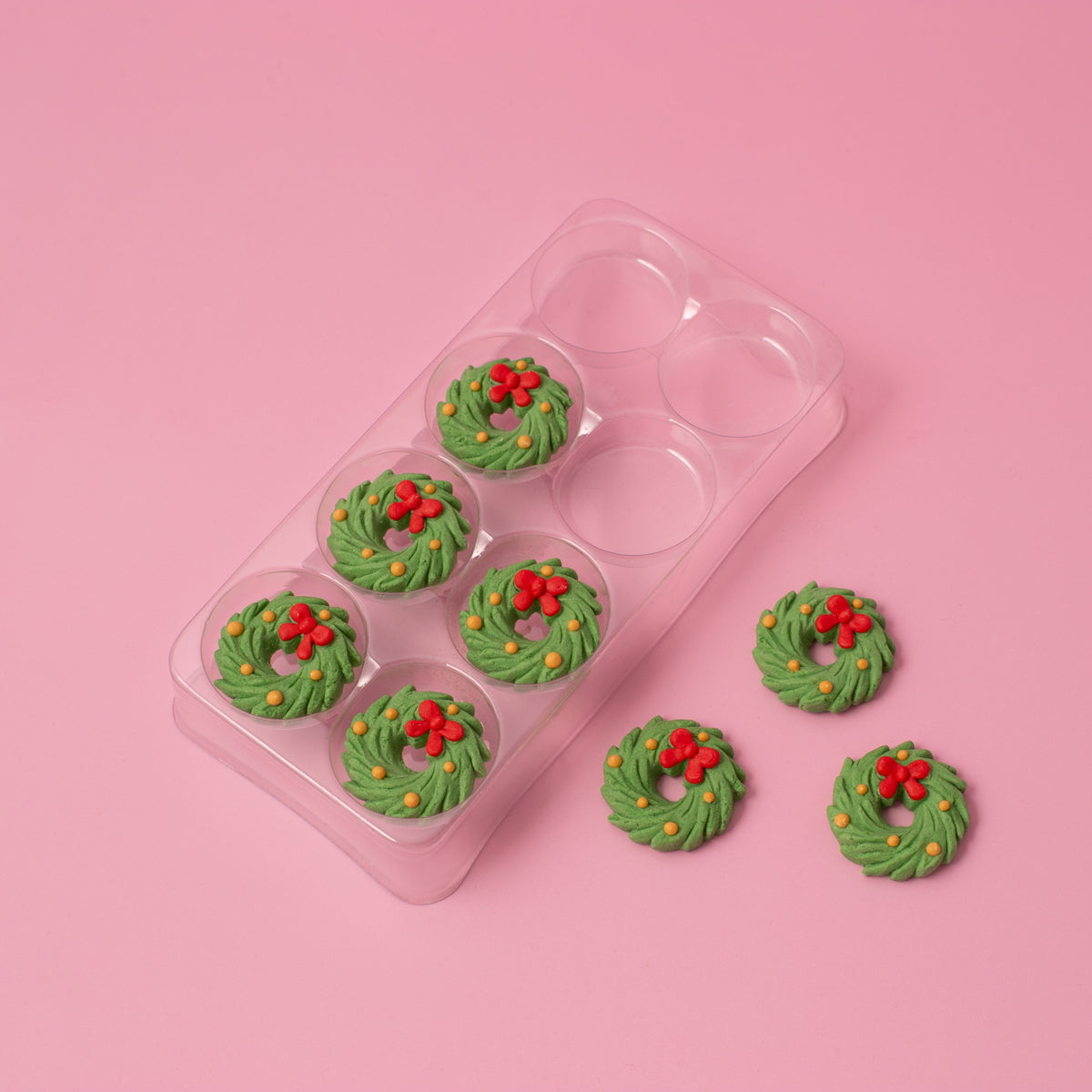 Sprinkle Wreaths Icing Decorations 9 pieces