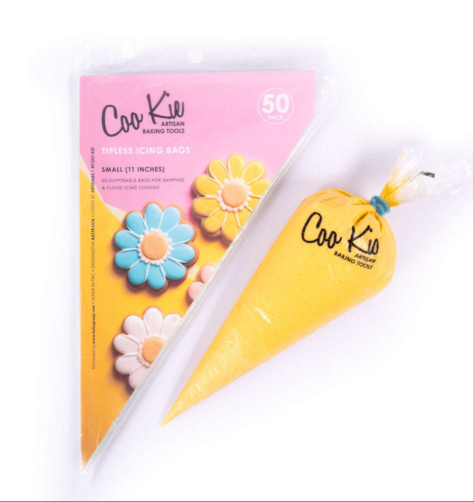 COO KIE Tipless Icing Bags - SMALL 11in (50pk)