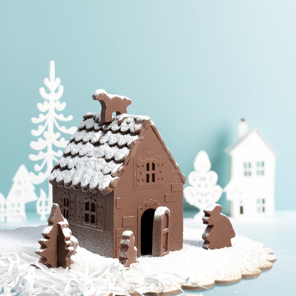 Silcone Mould GINGERBREAD HOUSE SMALL