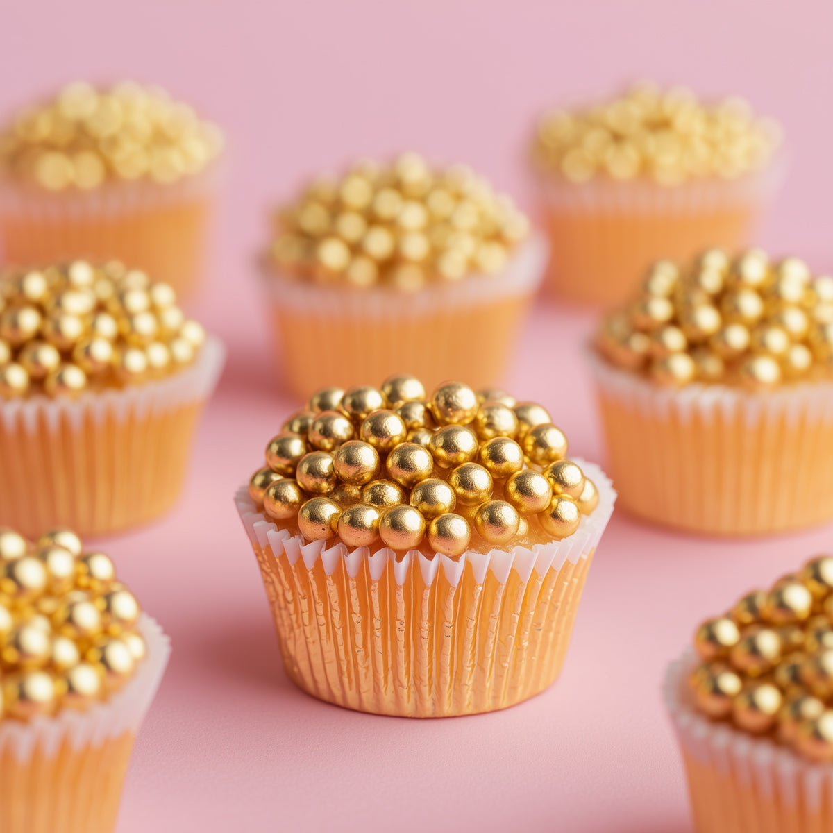 Crunchy Cachous 6mm Gold 75g