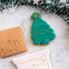 Lulu &amp; Stone FESTIVE TREE COOKIE STAMP + CUTTER