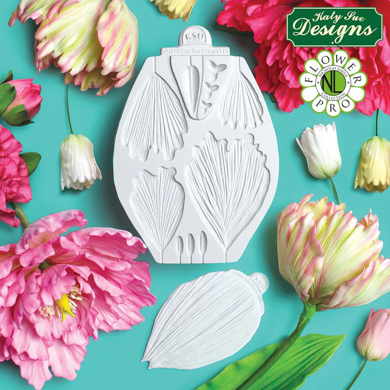 Flower Pro Peony & Tulip Silicone Mould & Veiner