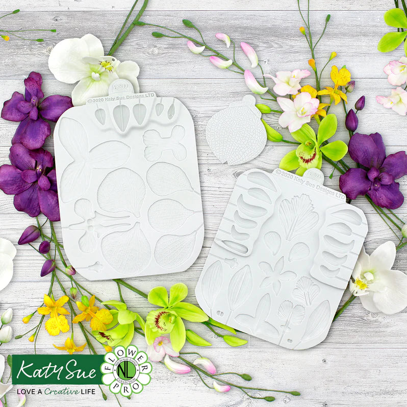 Flower Pro Ultimate Orchids Silicone Moulds and Veiner Set